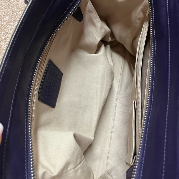 Coach- Candace Carryall #24201 SV/Purple-NWT (Store display). - Picture 9 of 13